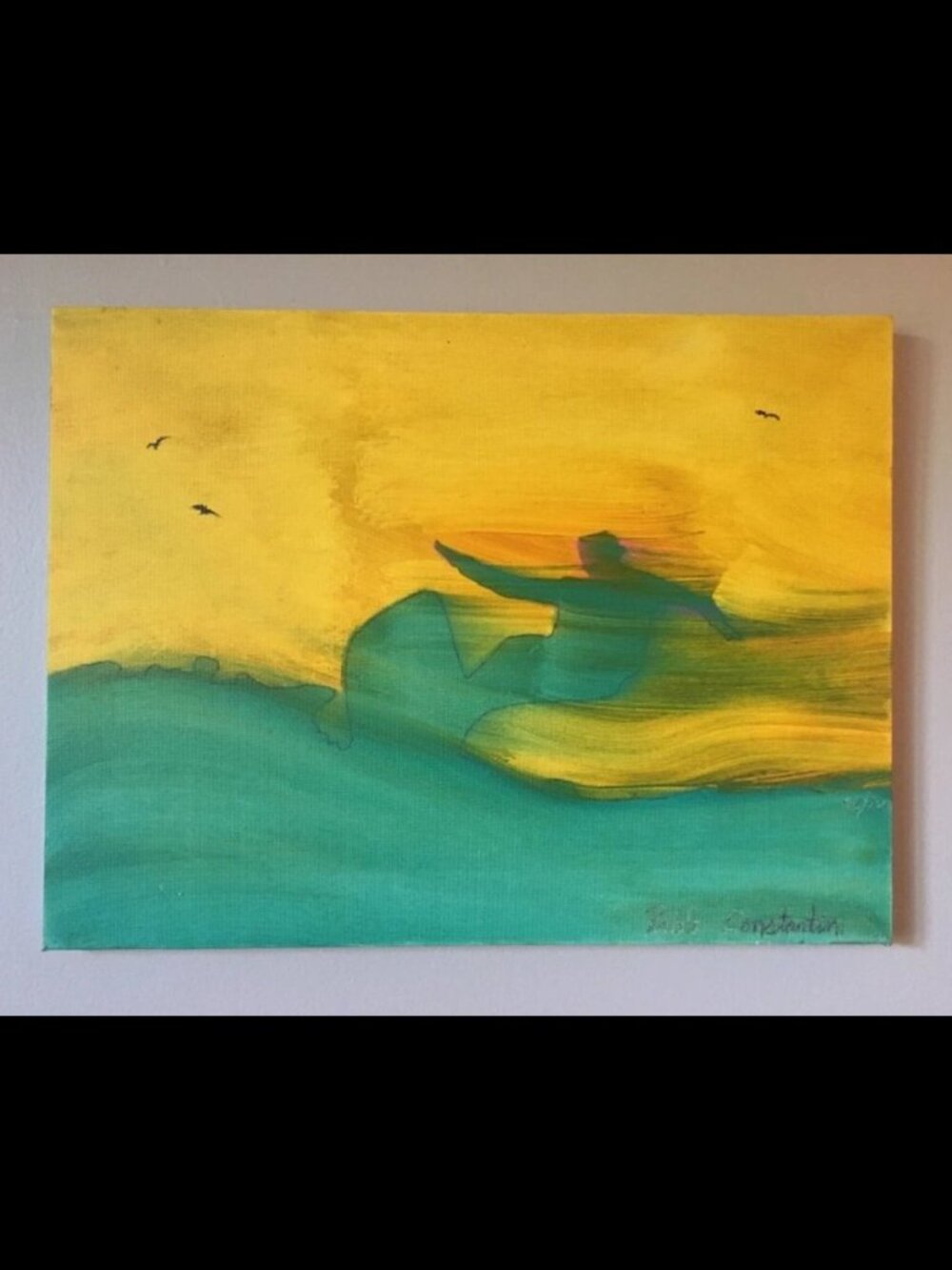 Oil Painting on Framed Canvas